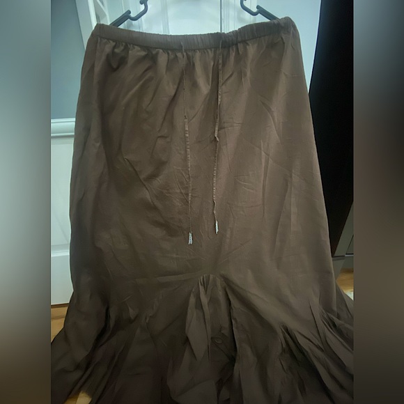 Venezia Dresses & Skirts - Brown long bohemian skirt